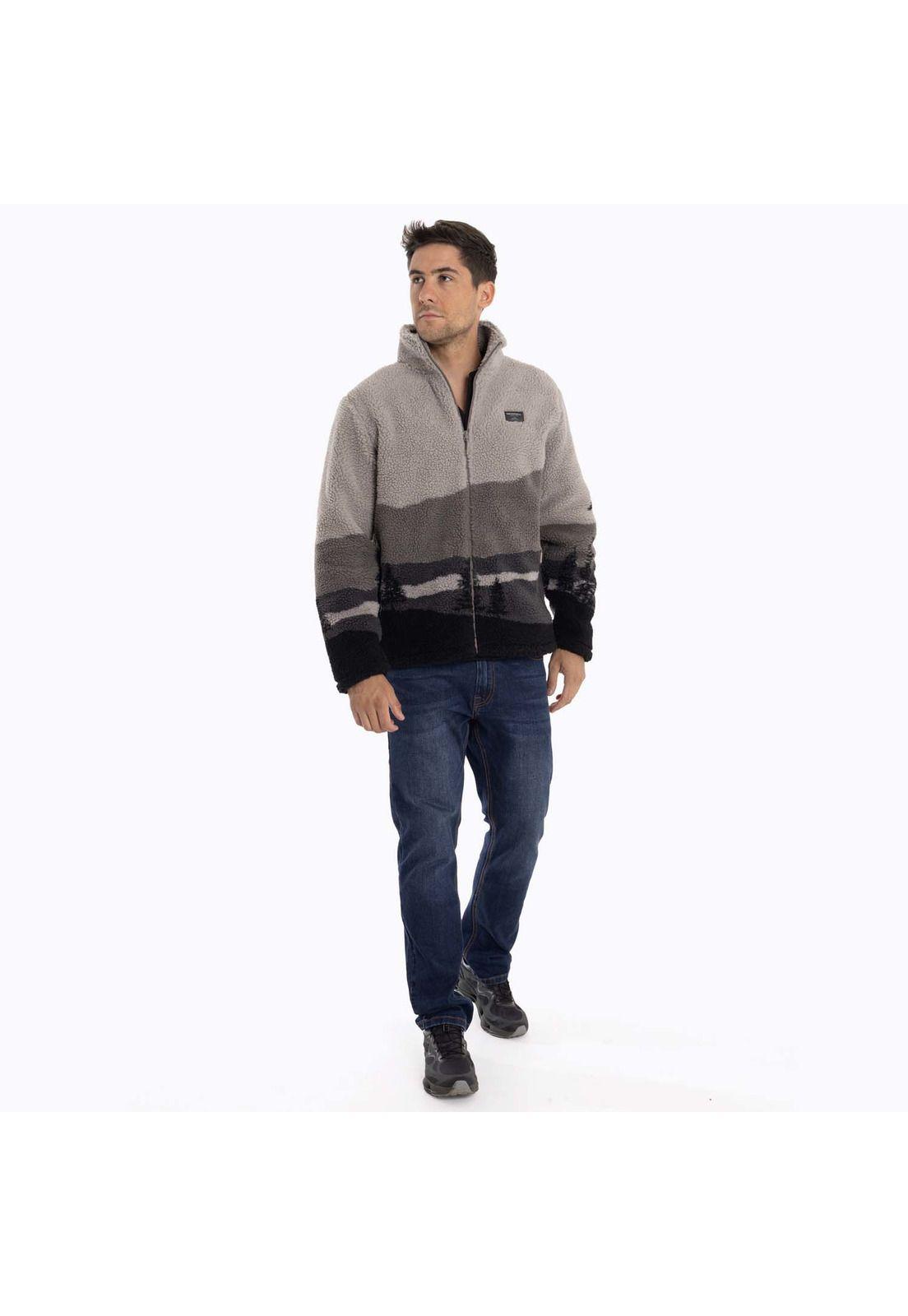 Polar Hombre Lands Sherpa Gris Merrell-7