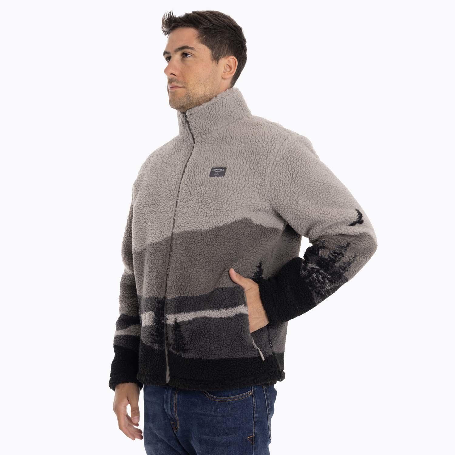 Polar Hombre Lands Sherpa Gris Merrell-0