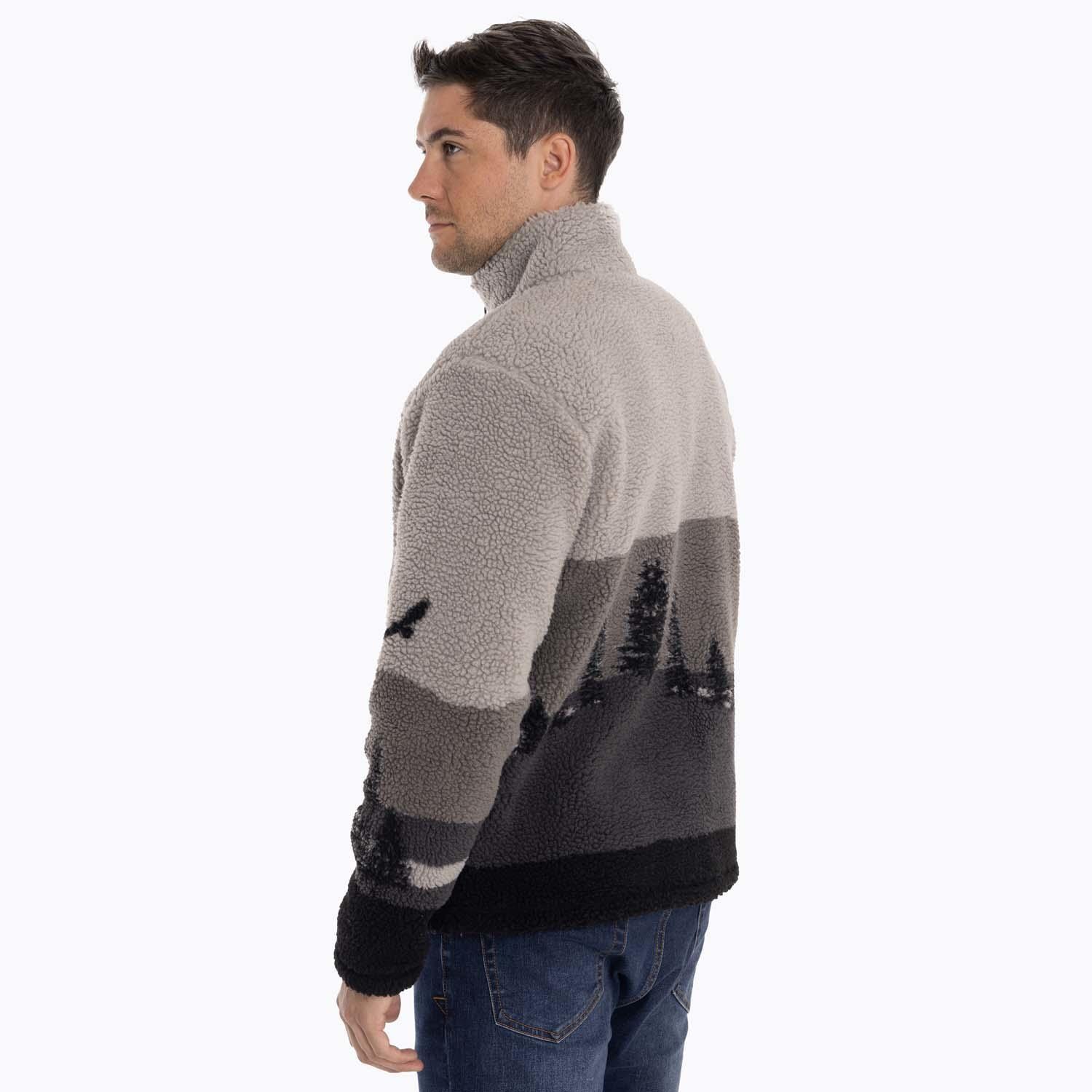 Polar Hombre Lands Sherpa Gris Merrell-3
