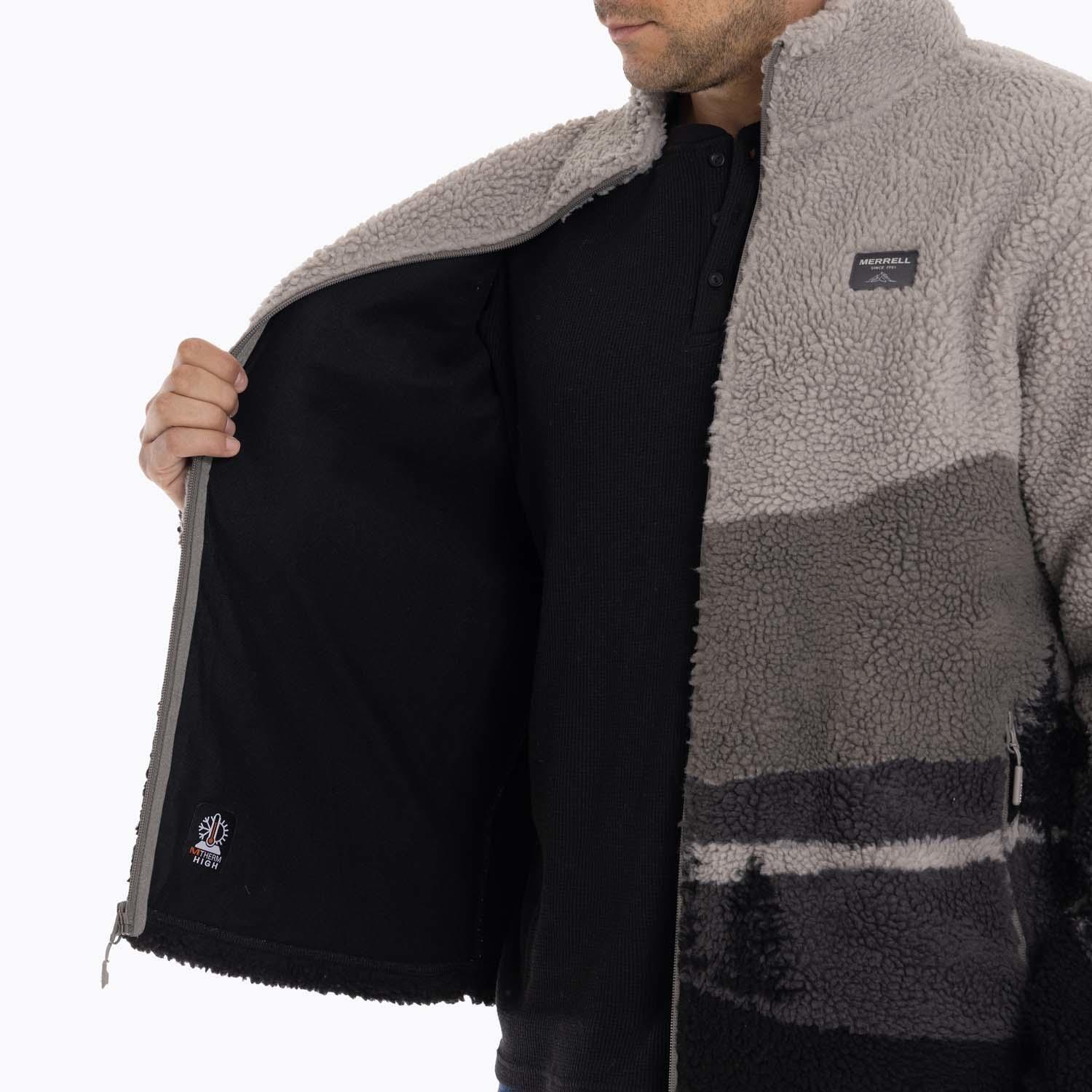 Polar Hombre Lands Sherpa Gris Merrell-4