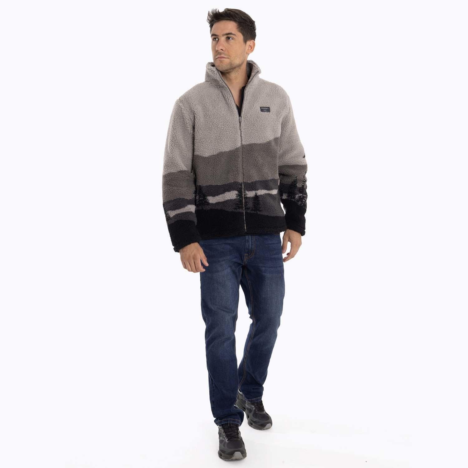Polar Hombre Lands Sherpa Gris Merrell-7