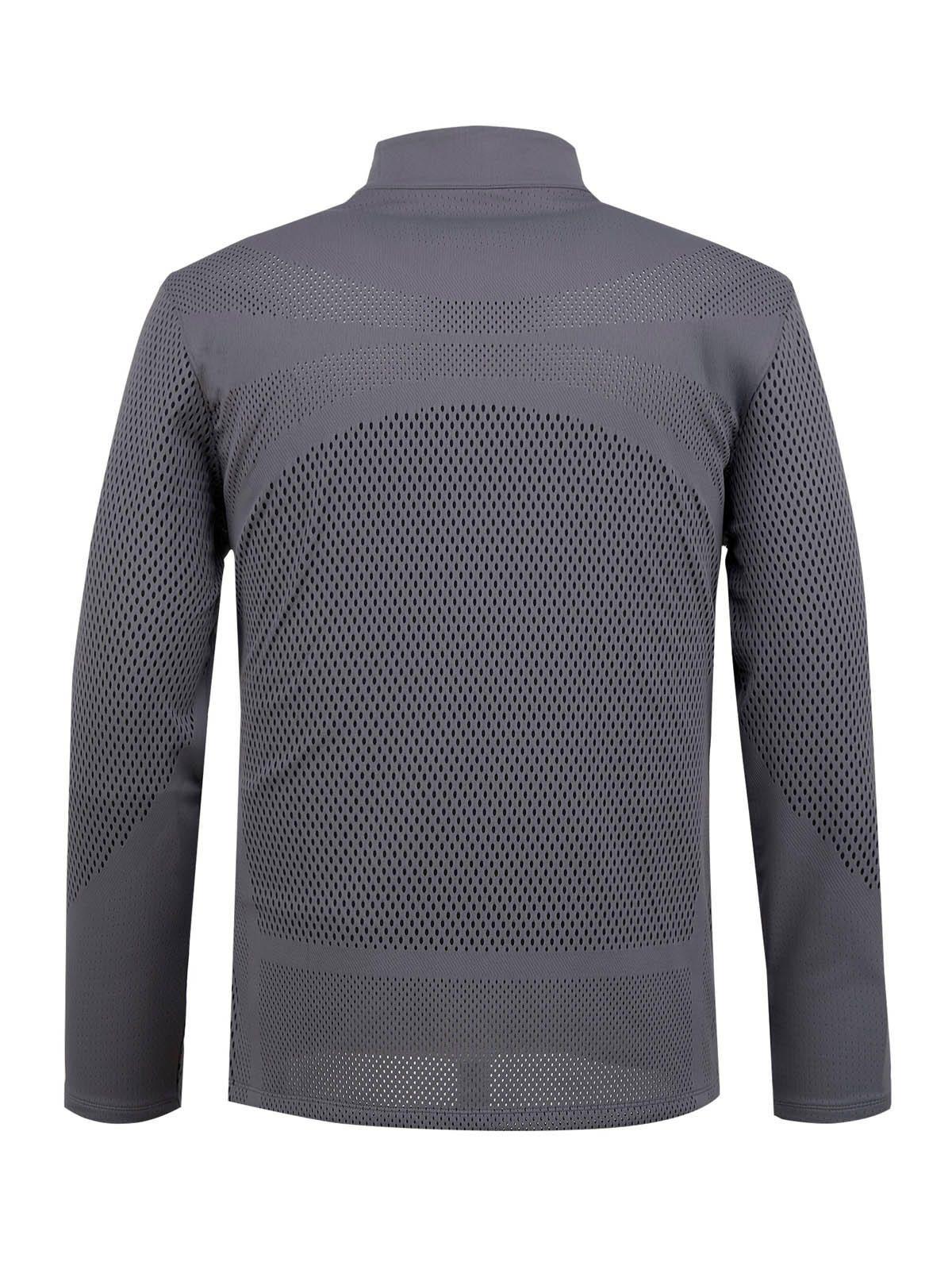 Polerón Training para Hombre Halo Gris -1