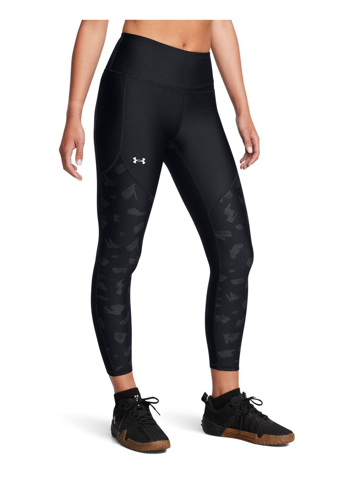 Leggings UA Tech para mujer Negro-3