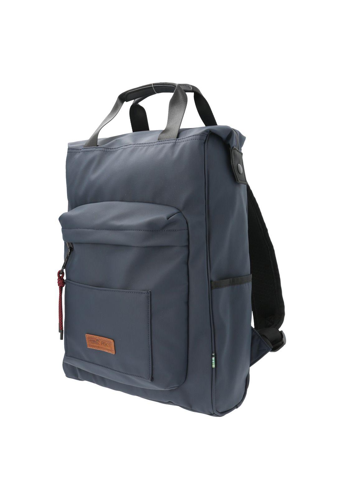 Mochila Fibras Recicladas Unisex WR Dean Azul-1