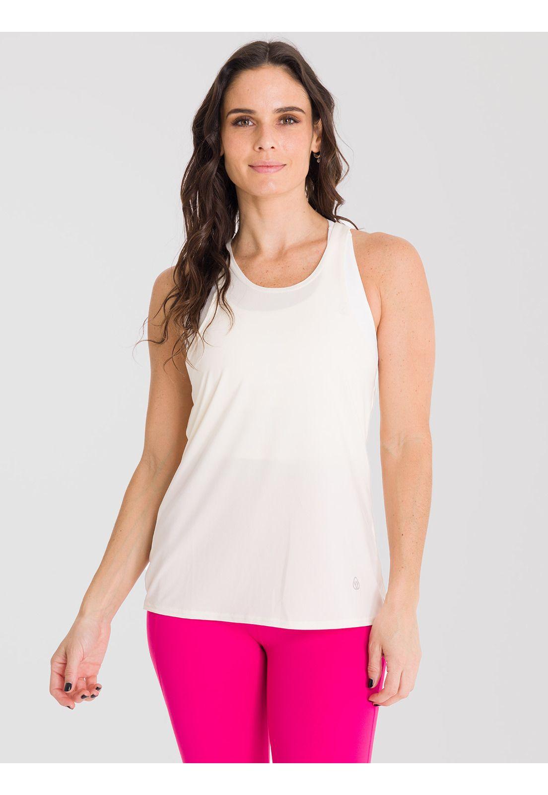 Polera deportiva Mujer Tank Cloe Crudo-0