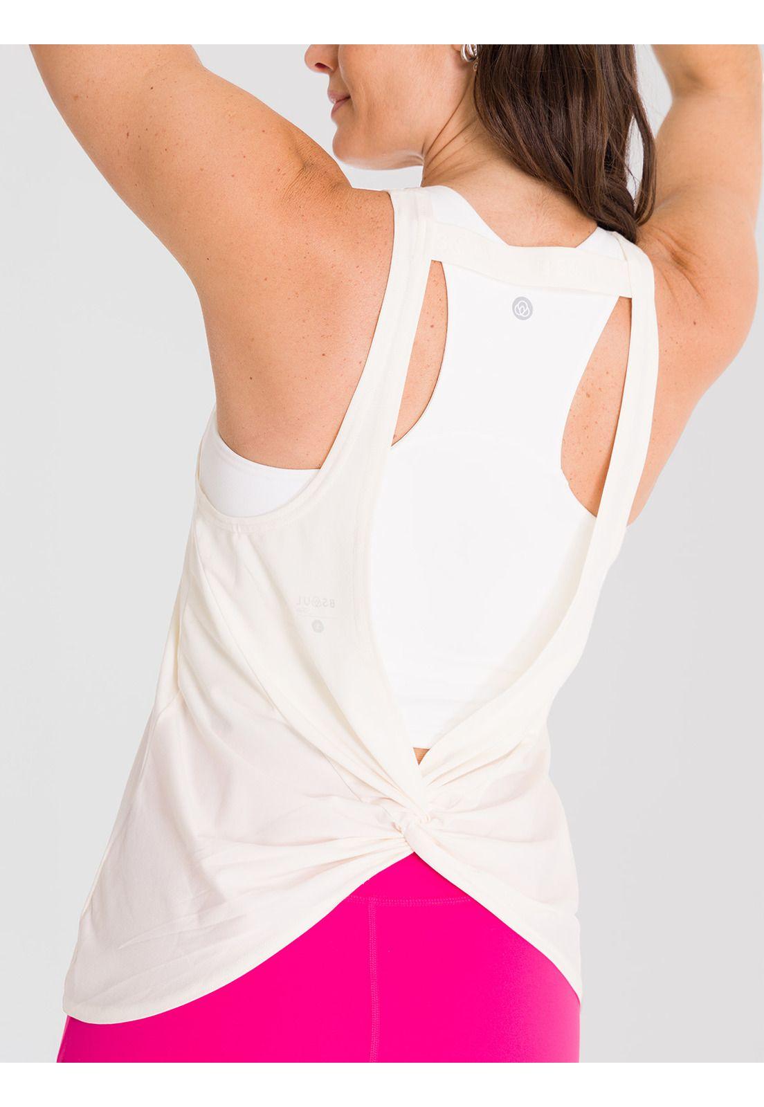 Polera deportiva Mujer Tank Cloe Crudo-1