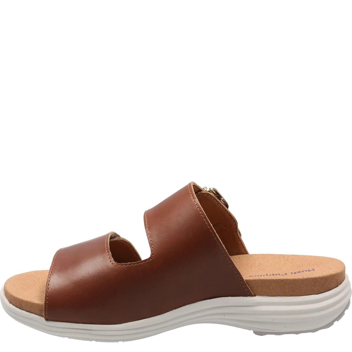 Sandalia Cuero Mujer Lorry Slide Café-3