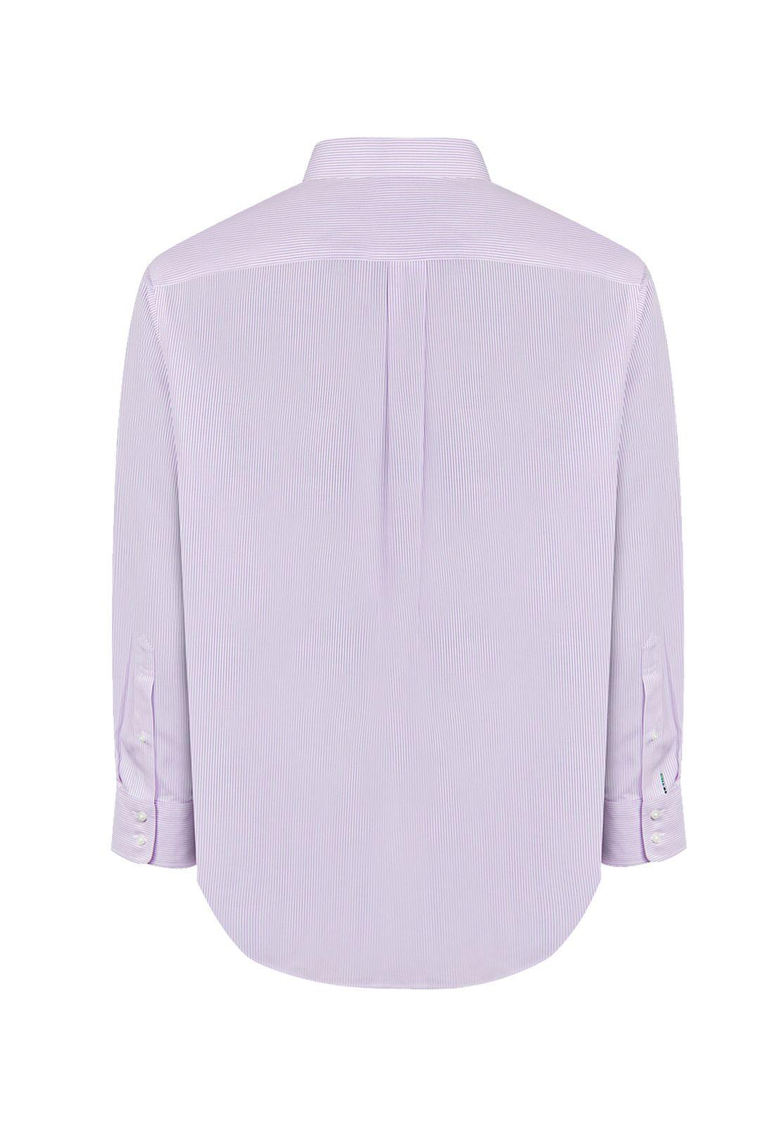 Camisa Cuello Italiano Lila WF Hombre -3