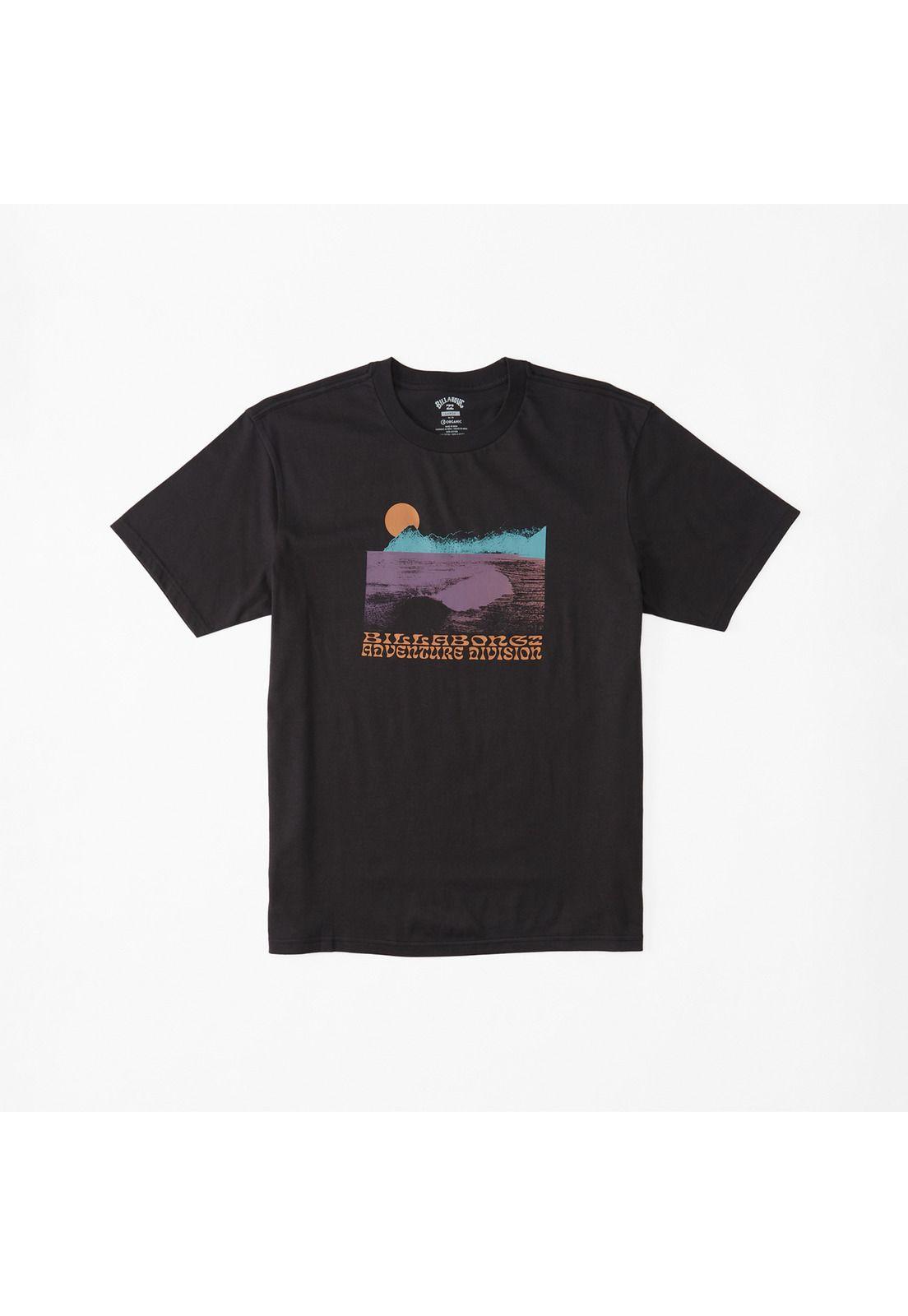 Polera M/C Hombre Alaska Wave M Negro-6