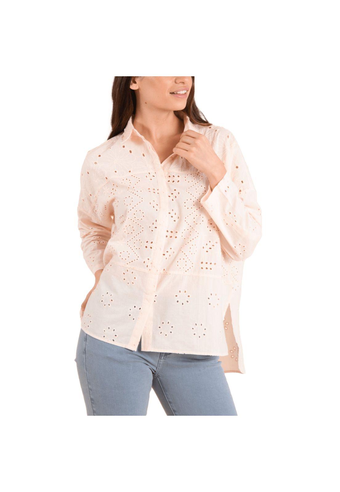 Blusa Algodón Orgánico Mujer Aruba Nude-0