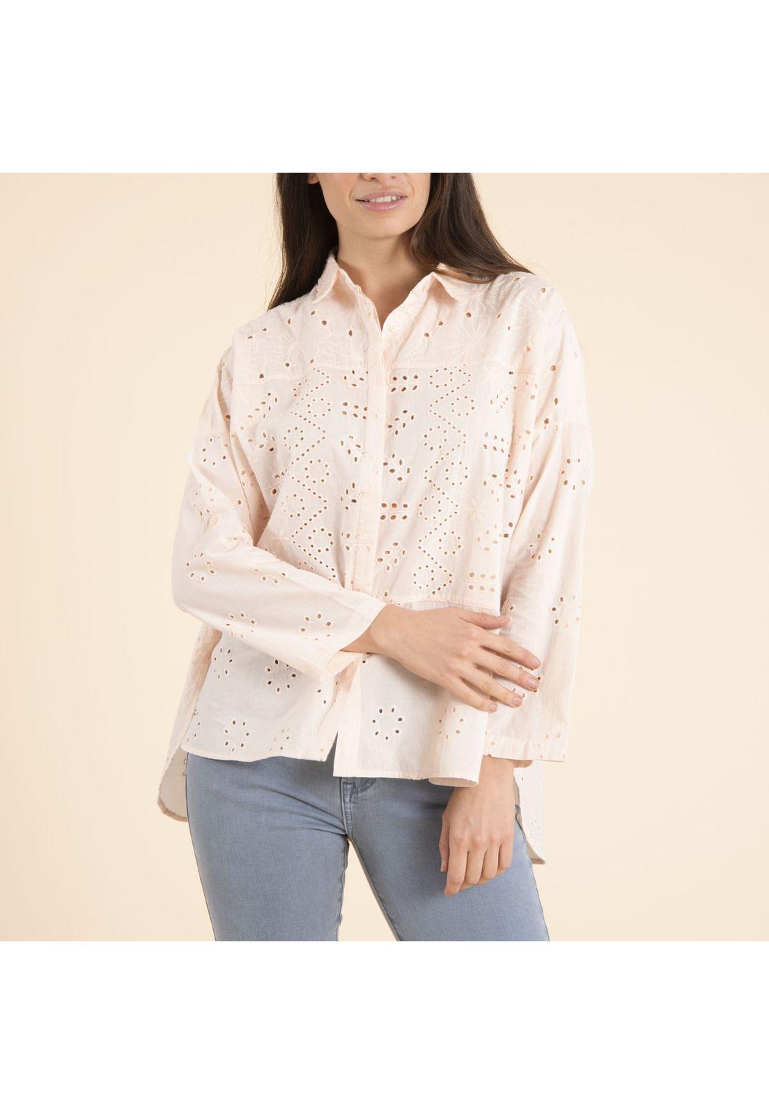 Blusa Algodón Orgánico Mujer Aruba Nude-2