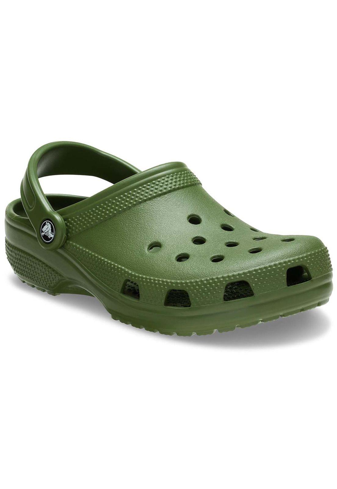 Zueco Crocs Hombre Classic Clog Verde-6