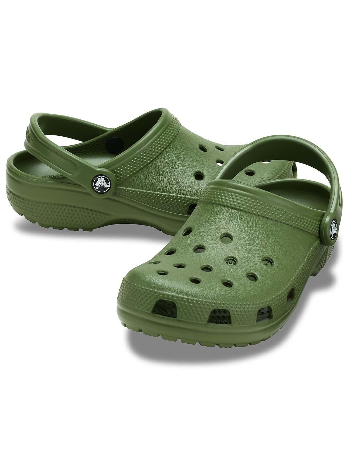 Zueco Crocs Hombre Classic Clog Verde Alga-3