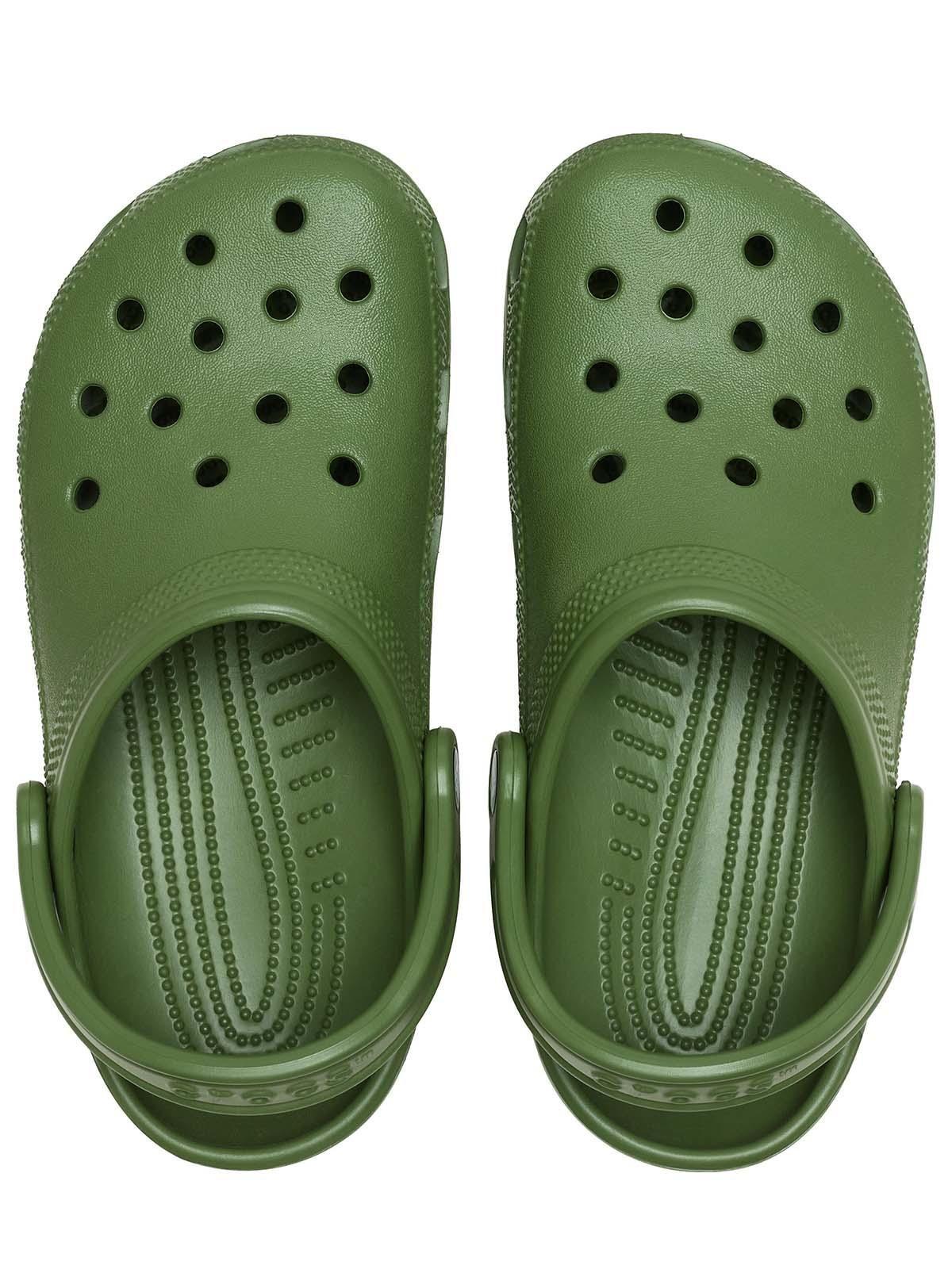 Zueco Crocs Hombre Classic Clog Verde Alga-4
