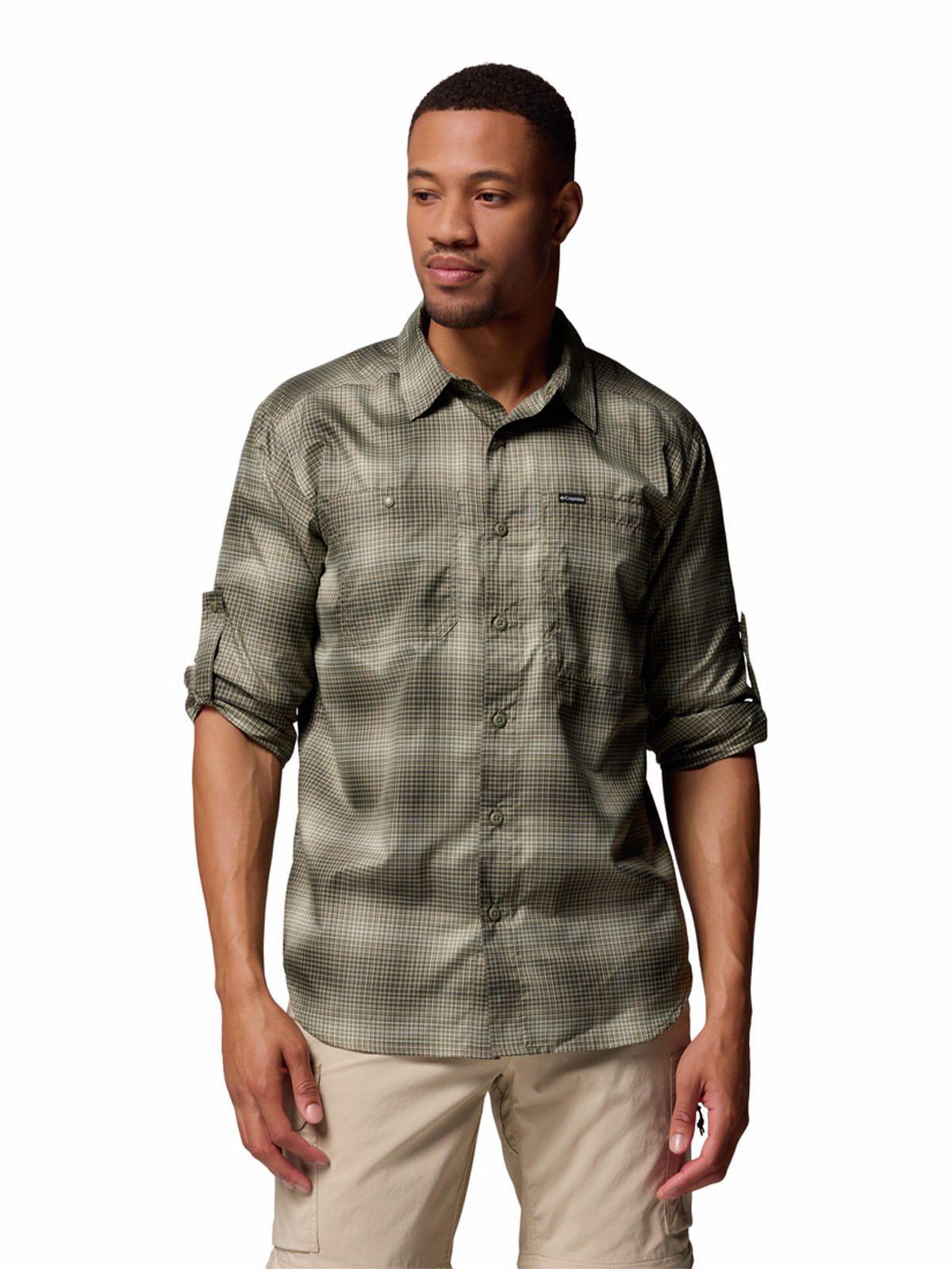 Camisa M/L Hombre Silver Ridge Utility Verde-3