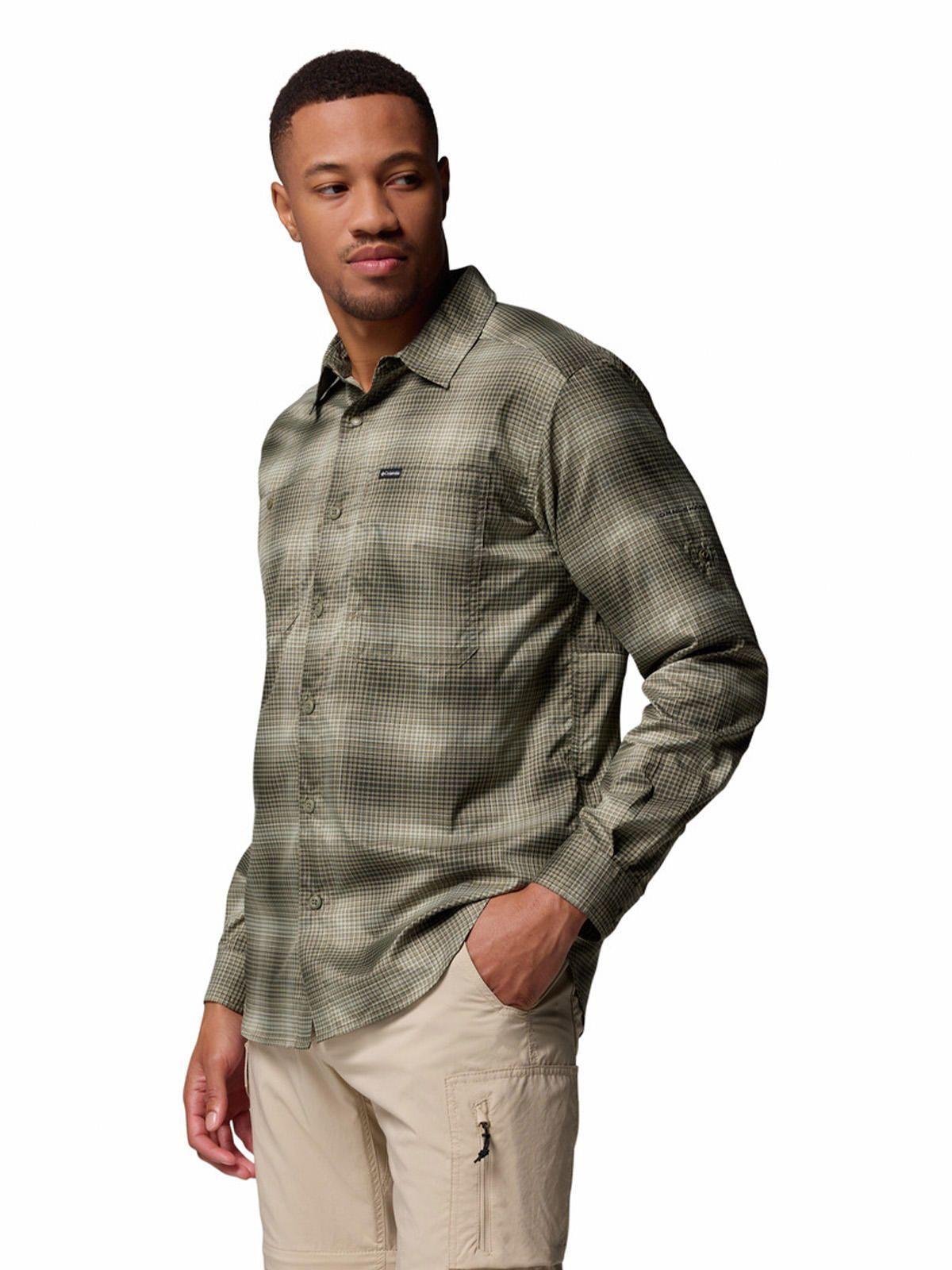 Camisa M/L Hombre Silver Ridge Utility Verde-1