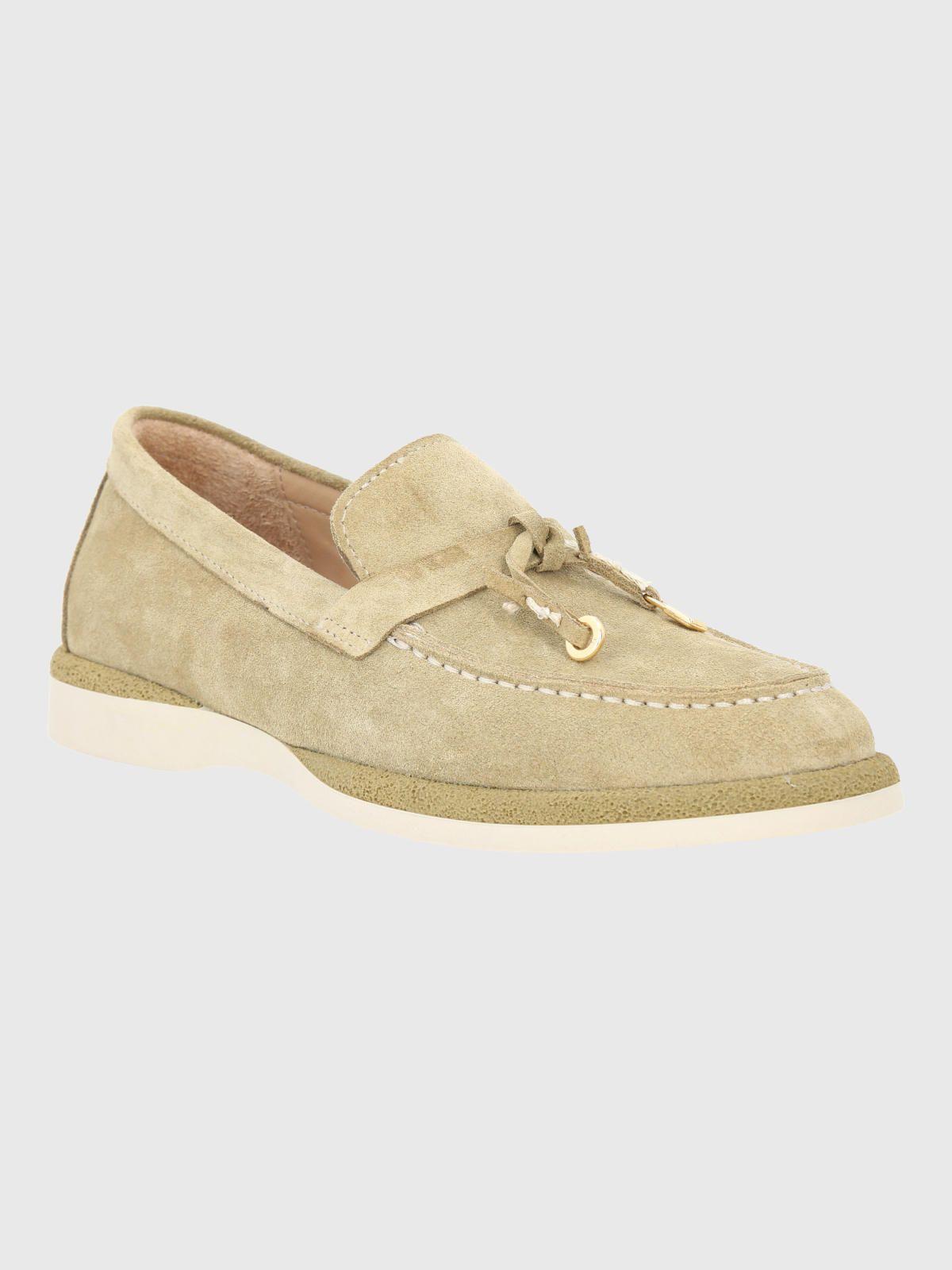 Mocasin Cuero Mujer Margott Verde-0