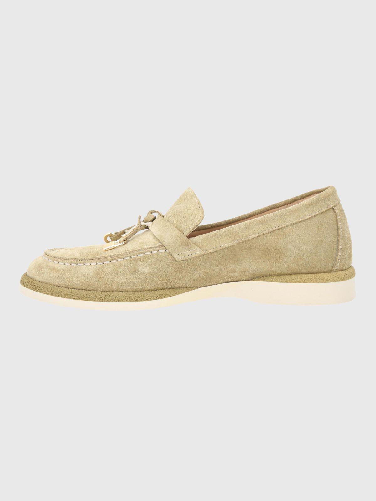 Mocasin Cuero Mujer Margott Verde-4