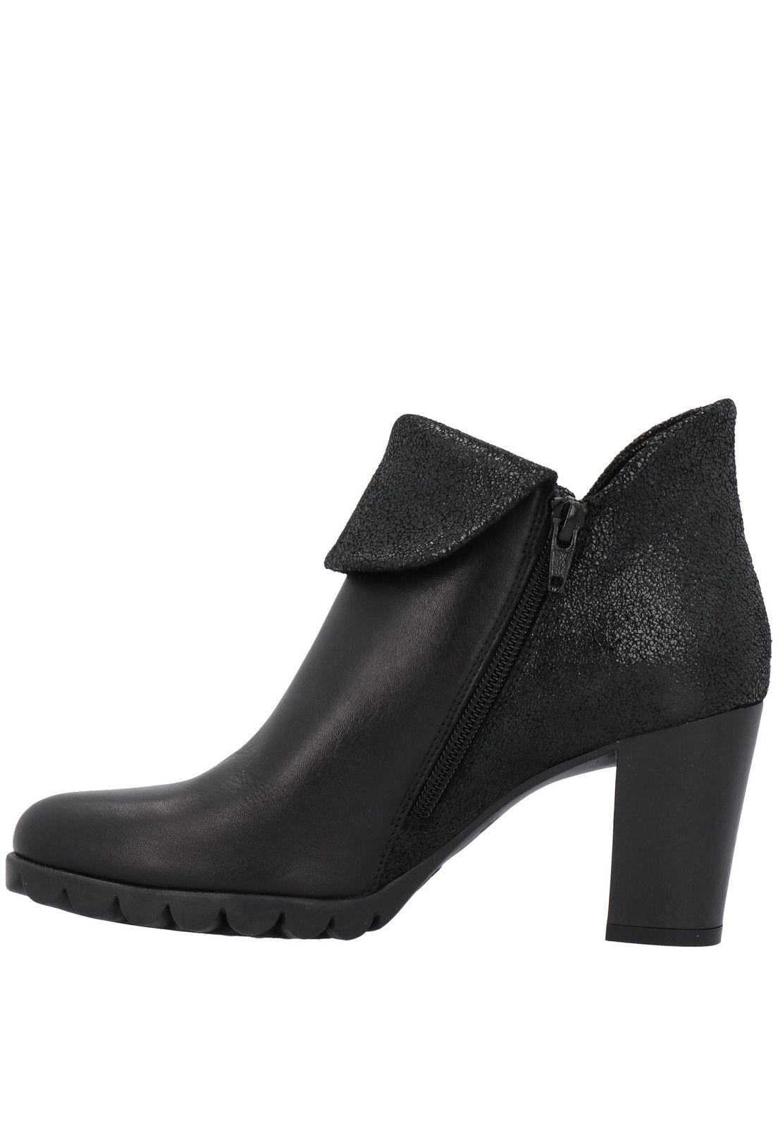 Botin Mujer Cuero Dipartment Negro-4