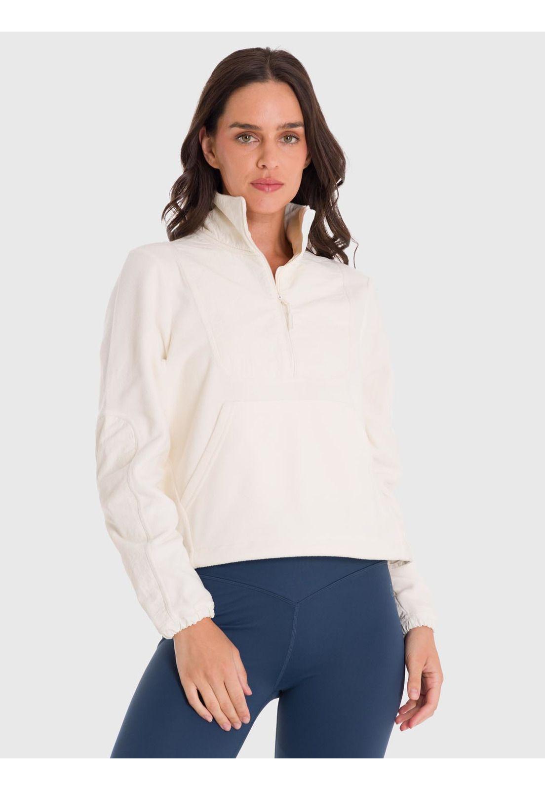 Polar Mujer Mid Zip Blanco-3