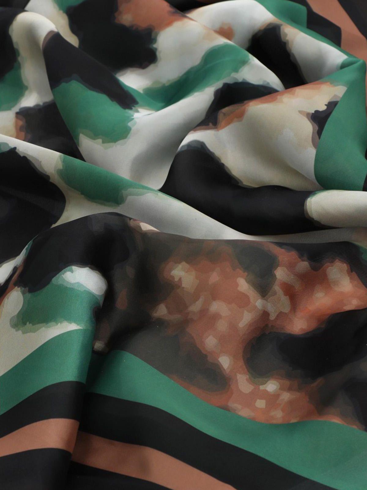 Pañuelo Mujer Hp Scarf Leopard Verde-1