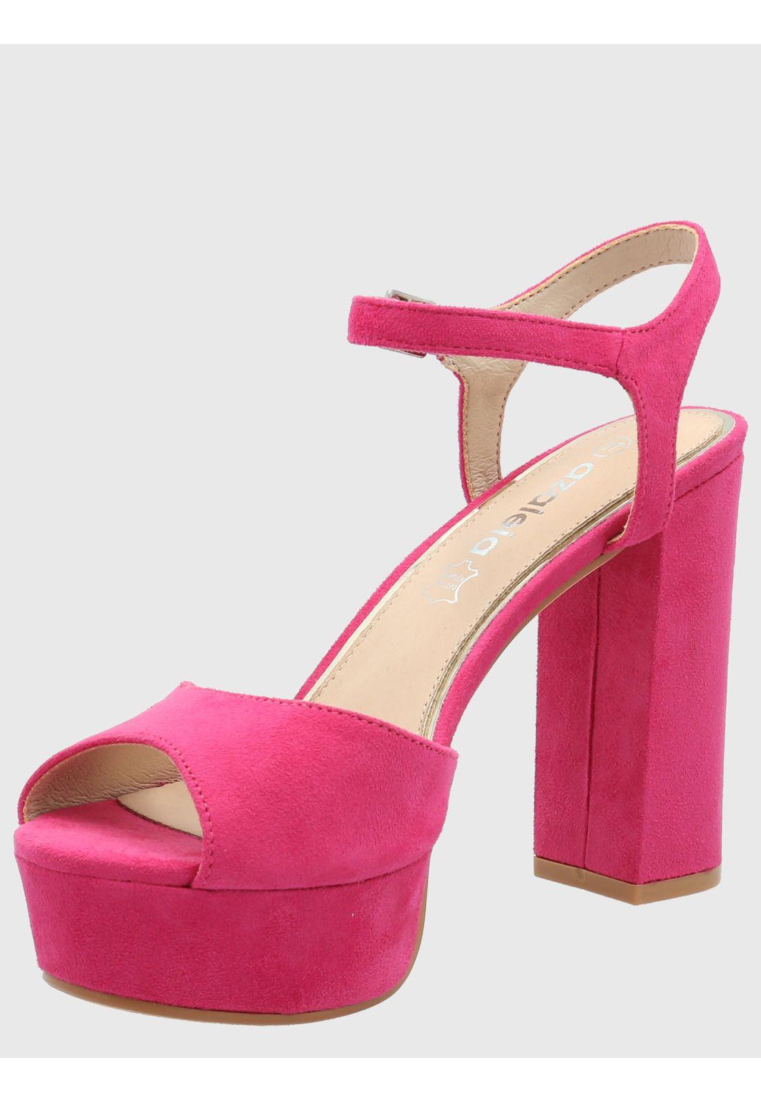 Sandalia Mujer Constanza Fucsia -4