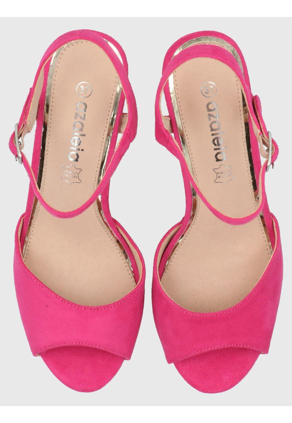 Sandalia Mujer Constanza Fucsia -6