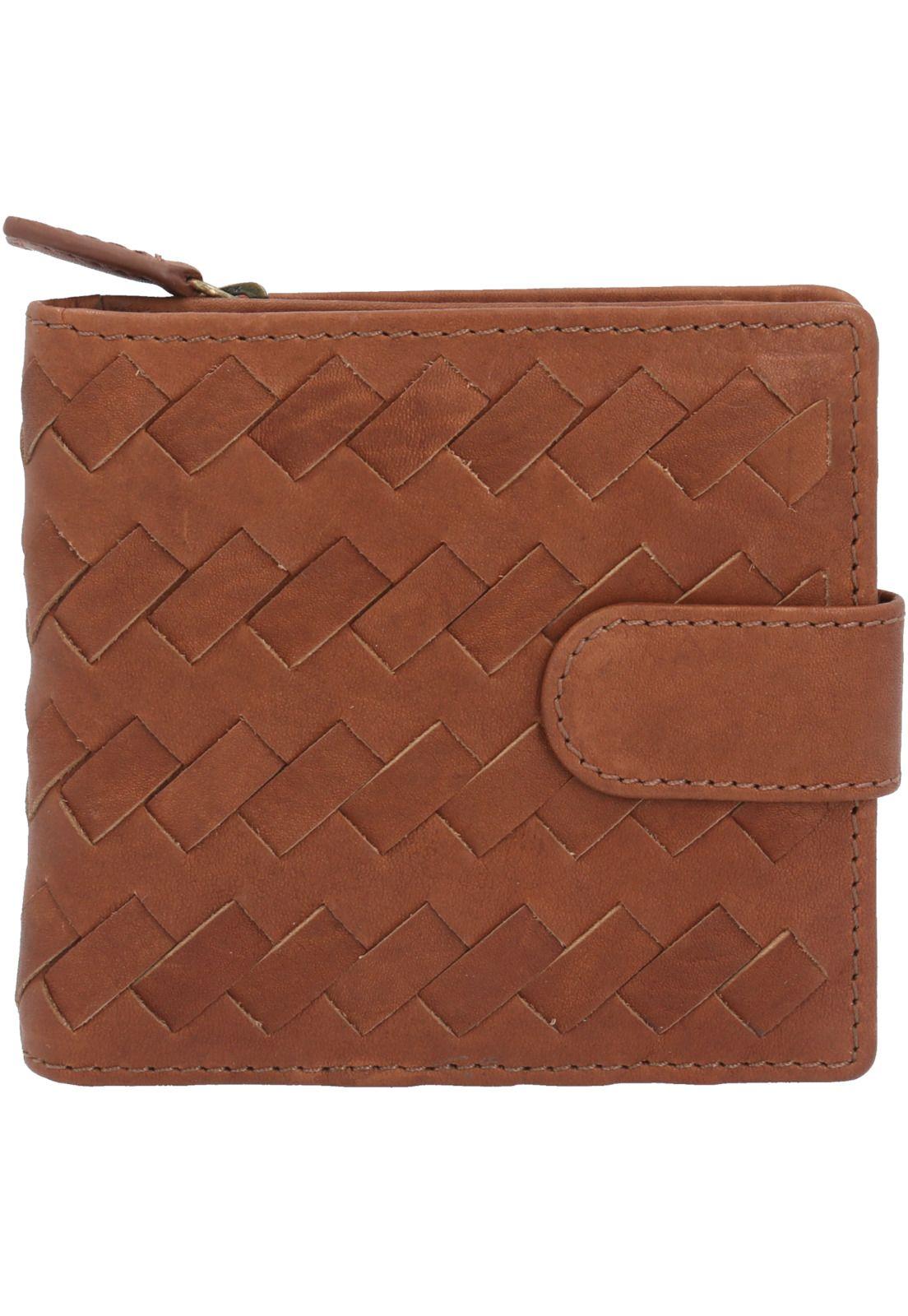 Billetera Cuero Unisex Oaq Liena Café-0