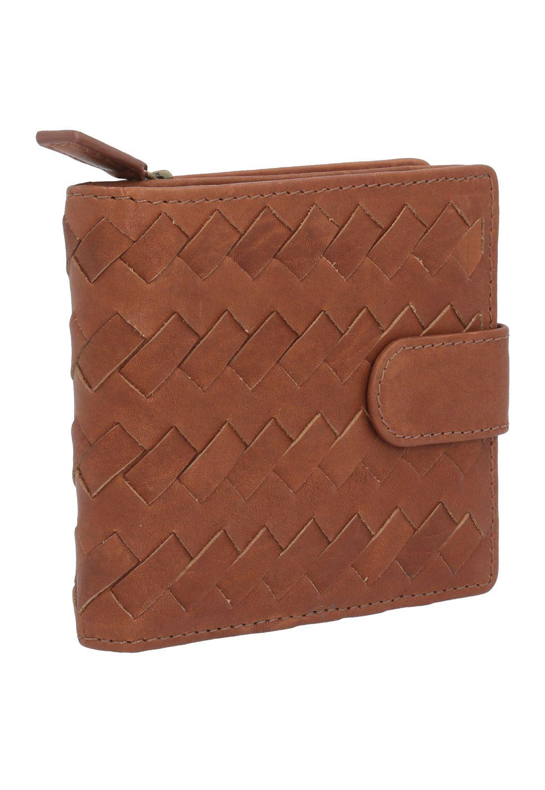 Billetera Cuero Unisex Oaq Liena Café-4