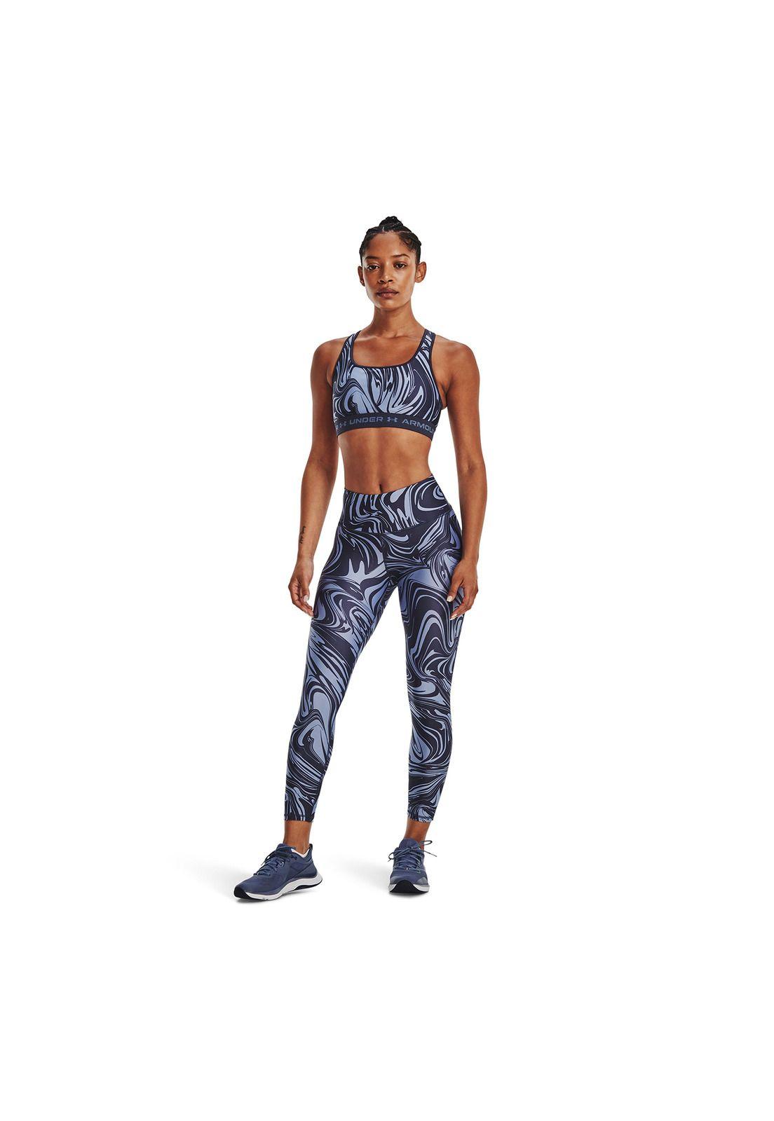 Calza Mujer Armour Aop Ankle Leg Gris-4