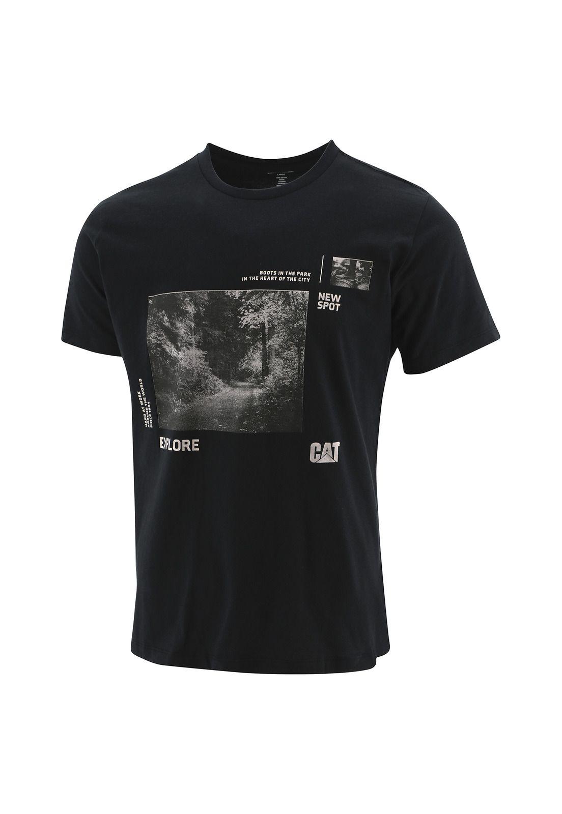 Polera M/C Hombre Foundation Photo Tee Negro-0