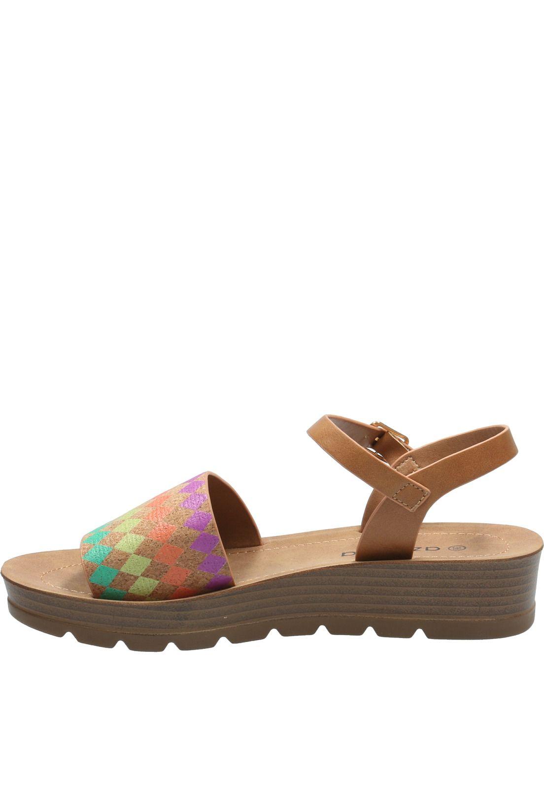 Sandalia Mujer Smooth Multicolor-5