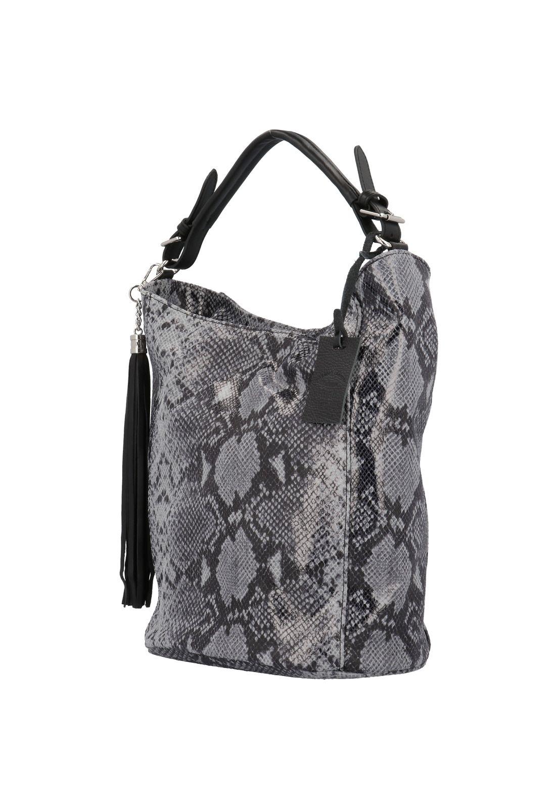 Cartera Cuero Piton Hobo-1