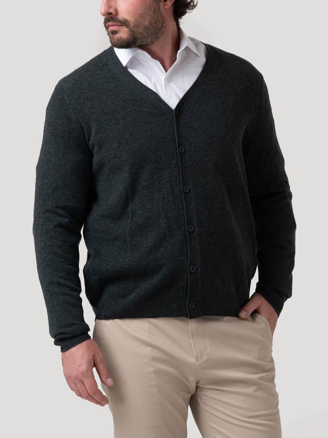 Sweater Cashemira Hombre Cash.But Gris-4