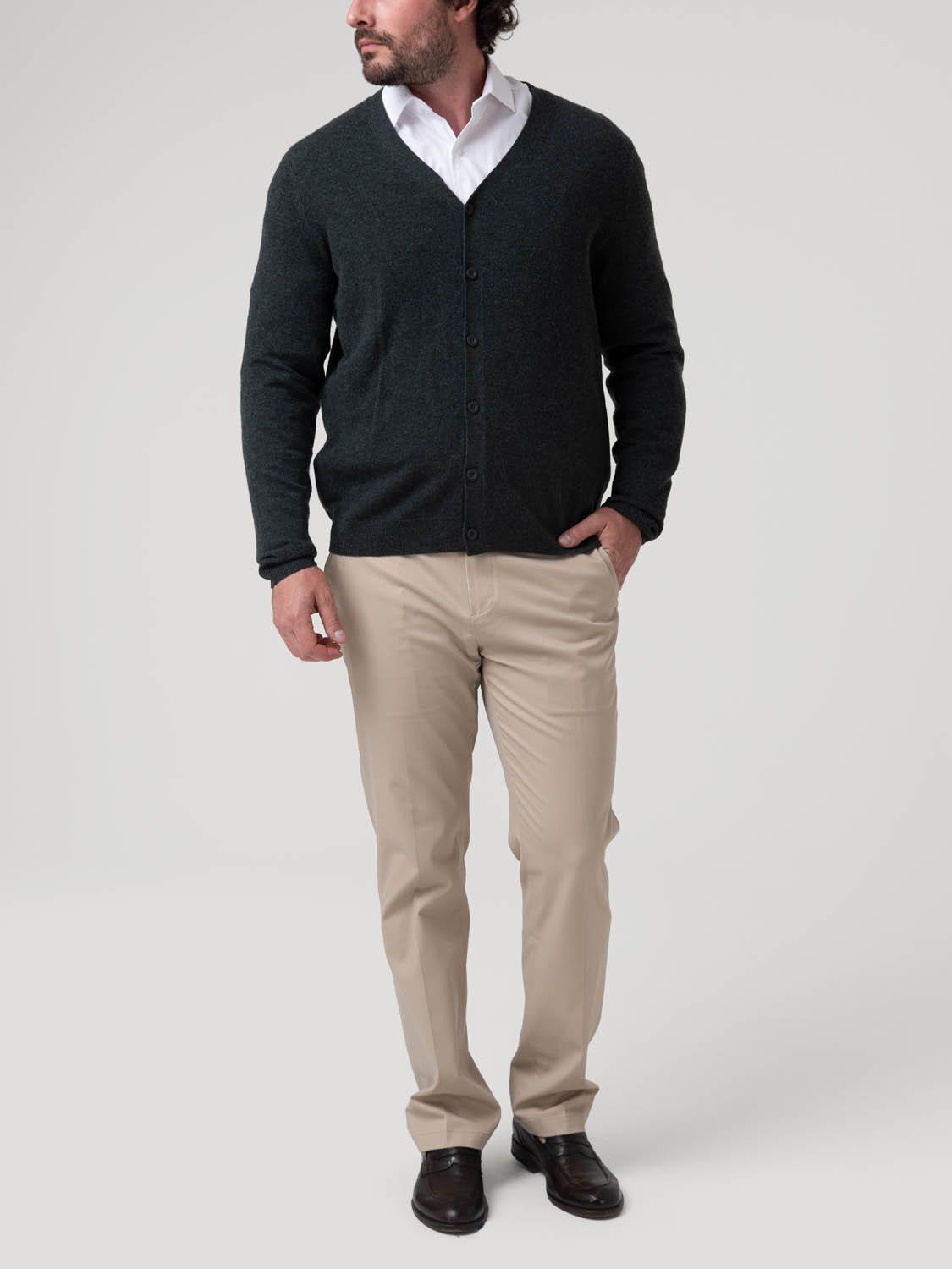 Sweater Cashemira Hombre Cash.But Gris-7