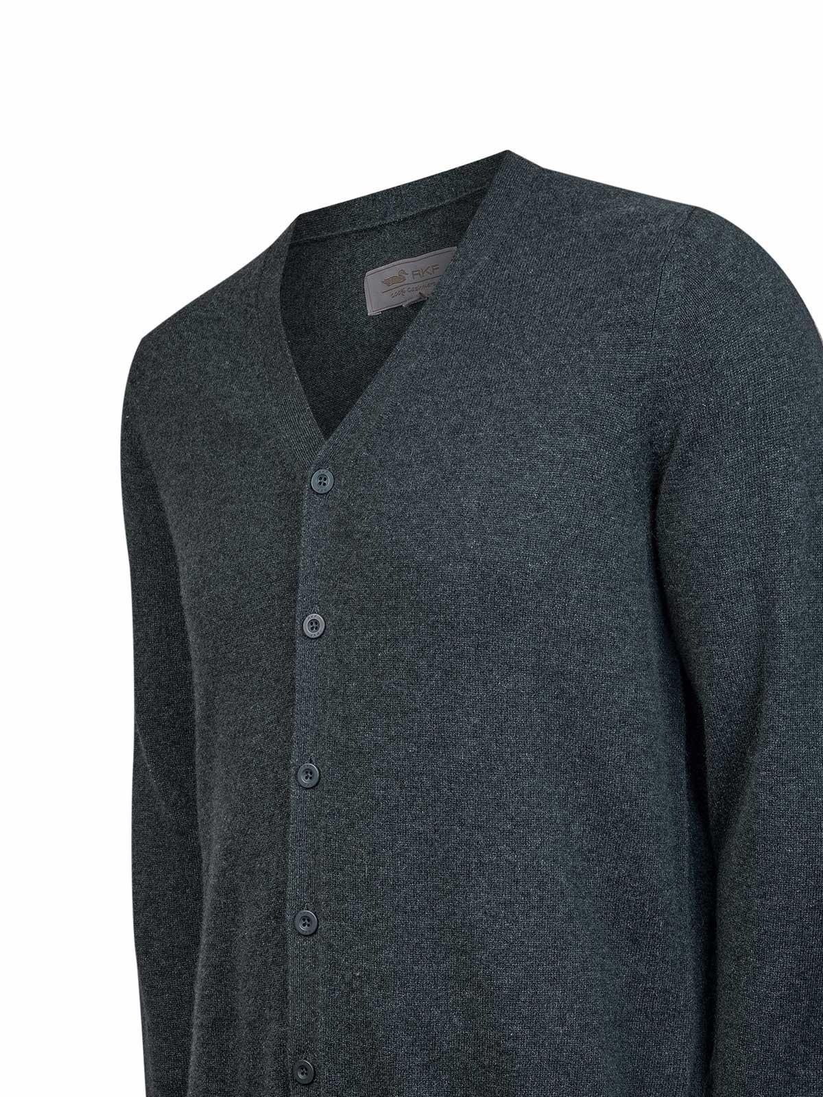 Sweater Cashemira Hombre Cash.But Gris-3
