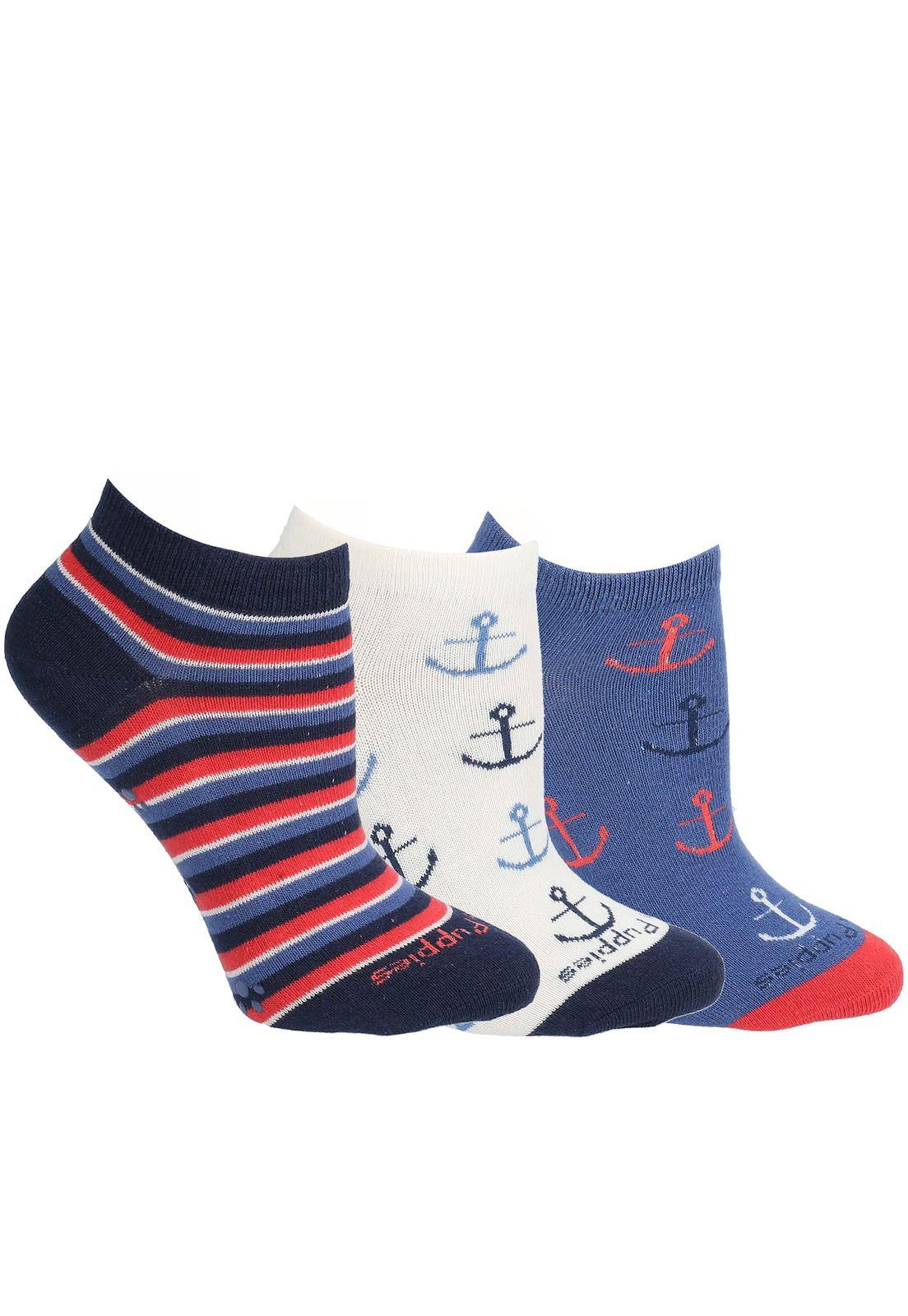 Pack 3 Calcetines Niño Ped Anchor Multi-0