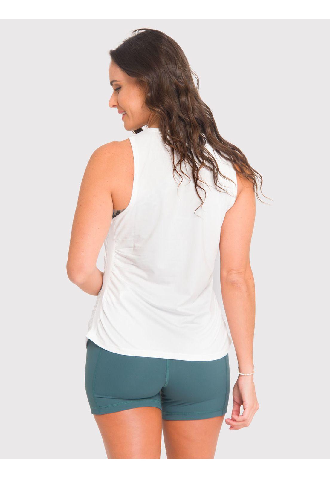 Polera deportiva Mujer Vest Top Blanca-3