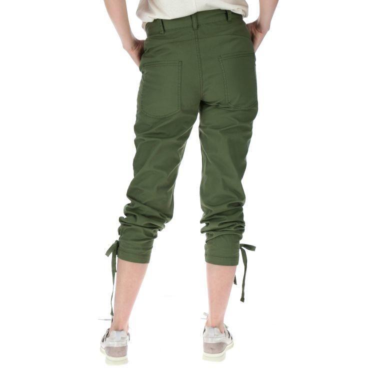 Pantalon Mujer Cargo Crop Pant Verde-2