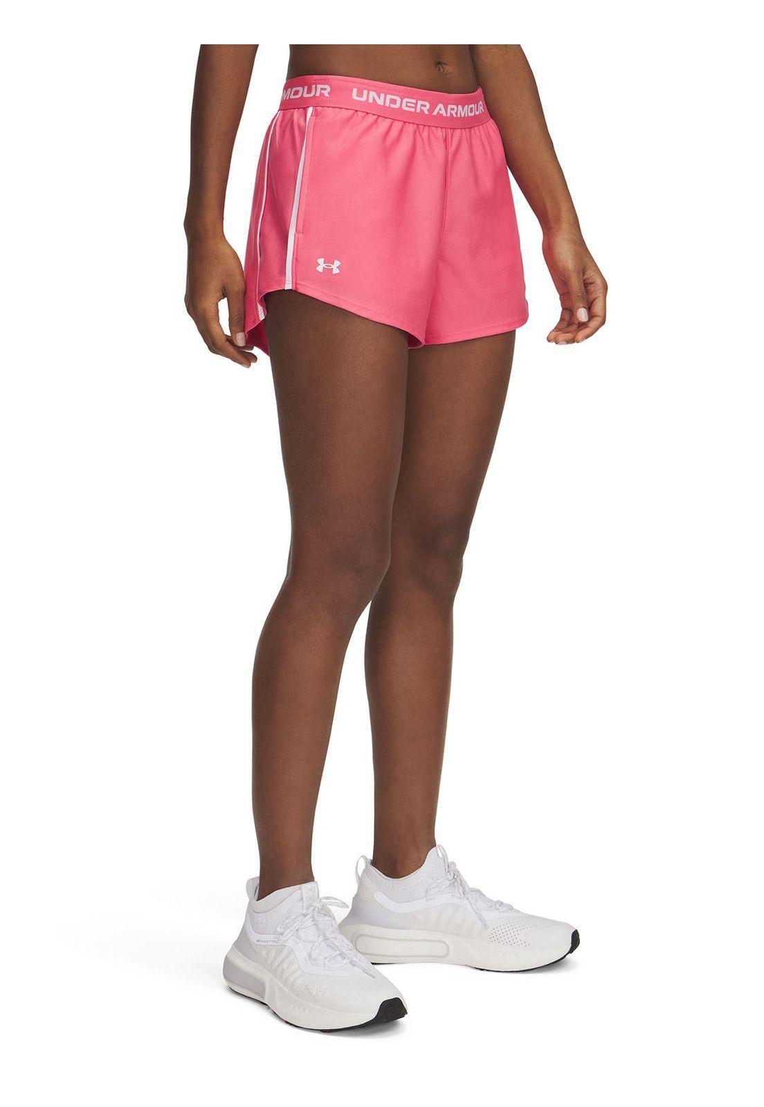 Short Training para mujer Tech Play Up rosado -0