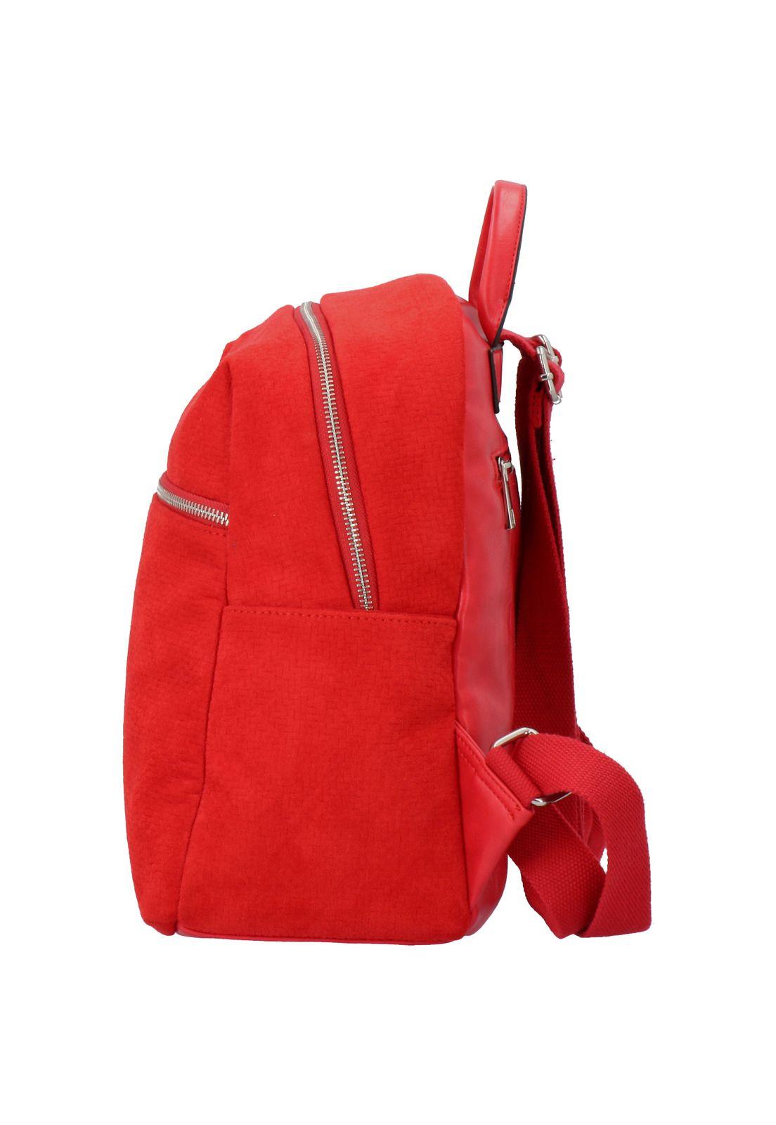 Mochila Crom Back Rojo Mujer-2