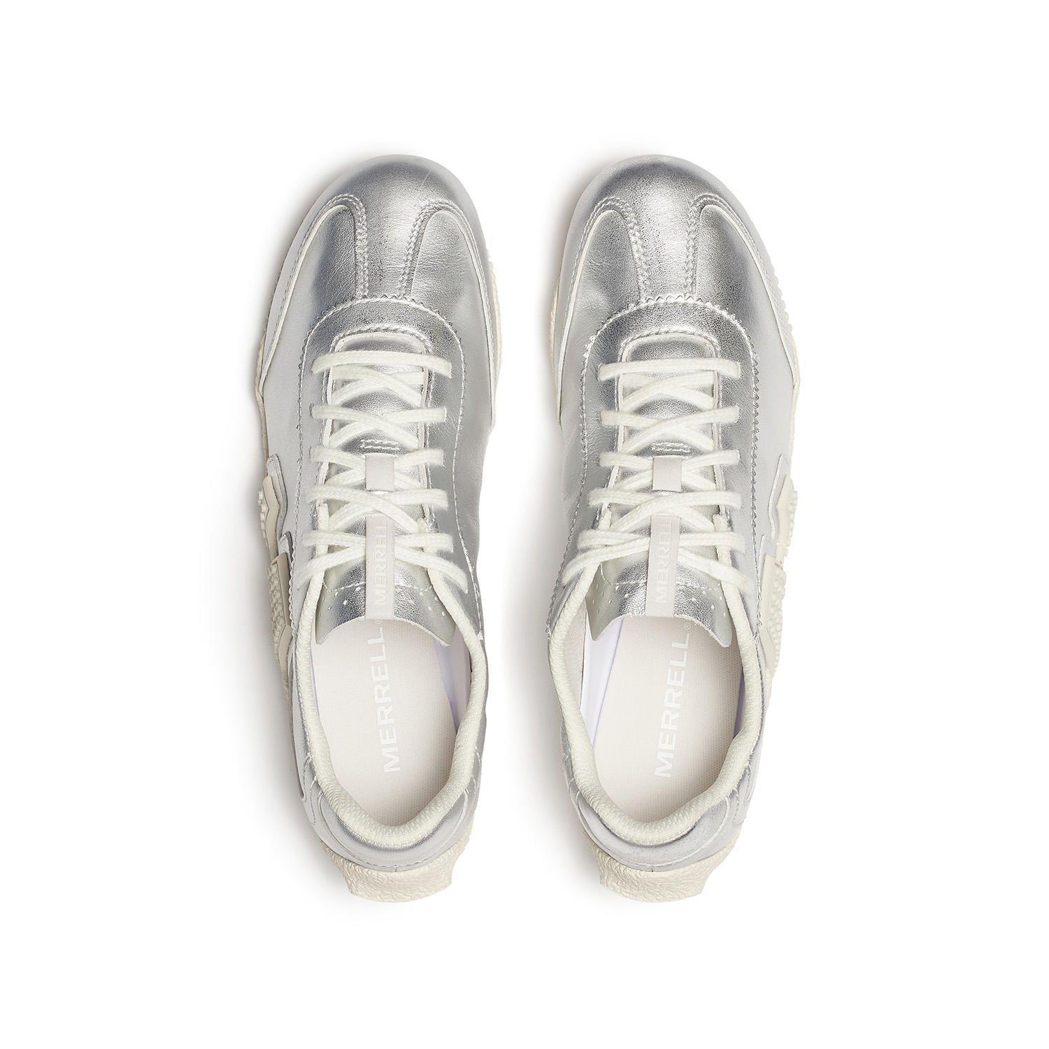 Zapatilla Cuero Mujer Relay Fly Vent Metallic Se Plateado-5