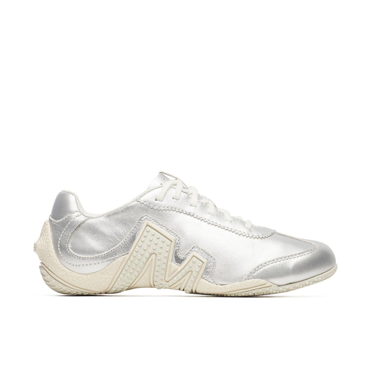 Zapatilla Cuero Mujer Relay Fly Vent Metallic Se Plateado-0