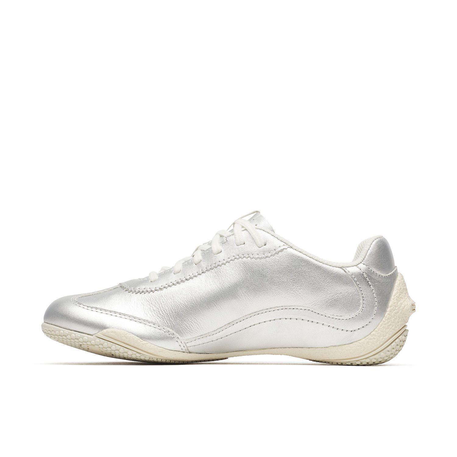 Zapatilla Cuero Mujer Relay Fly Vent Metallic Se Plateado-1