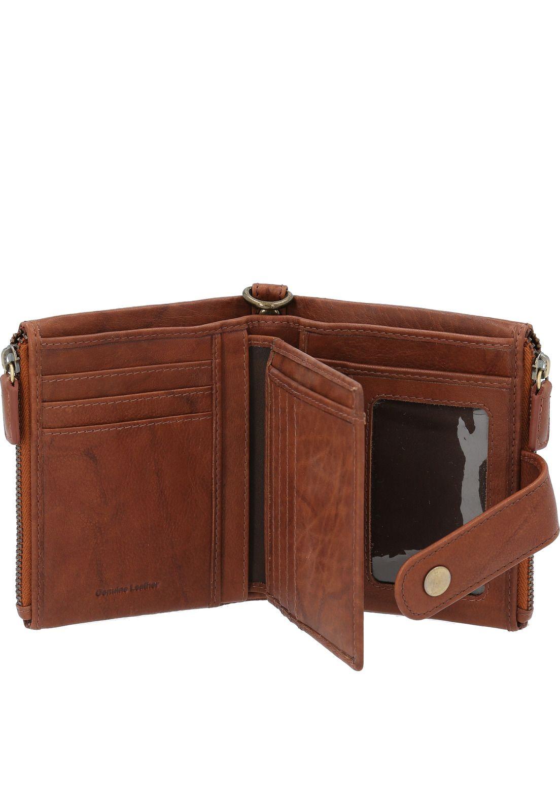 Billetera Cuero Hombre Oaq Bryce Café-2