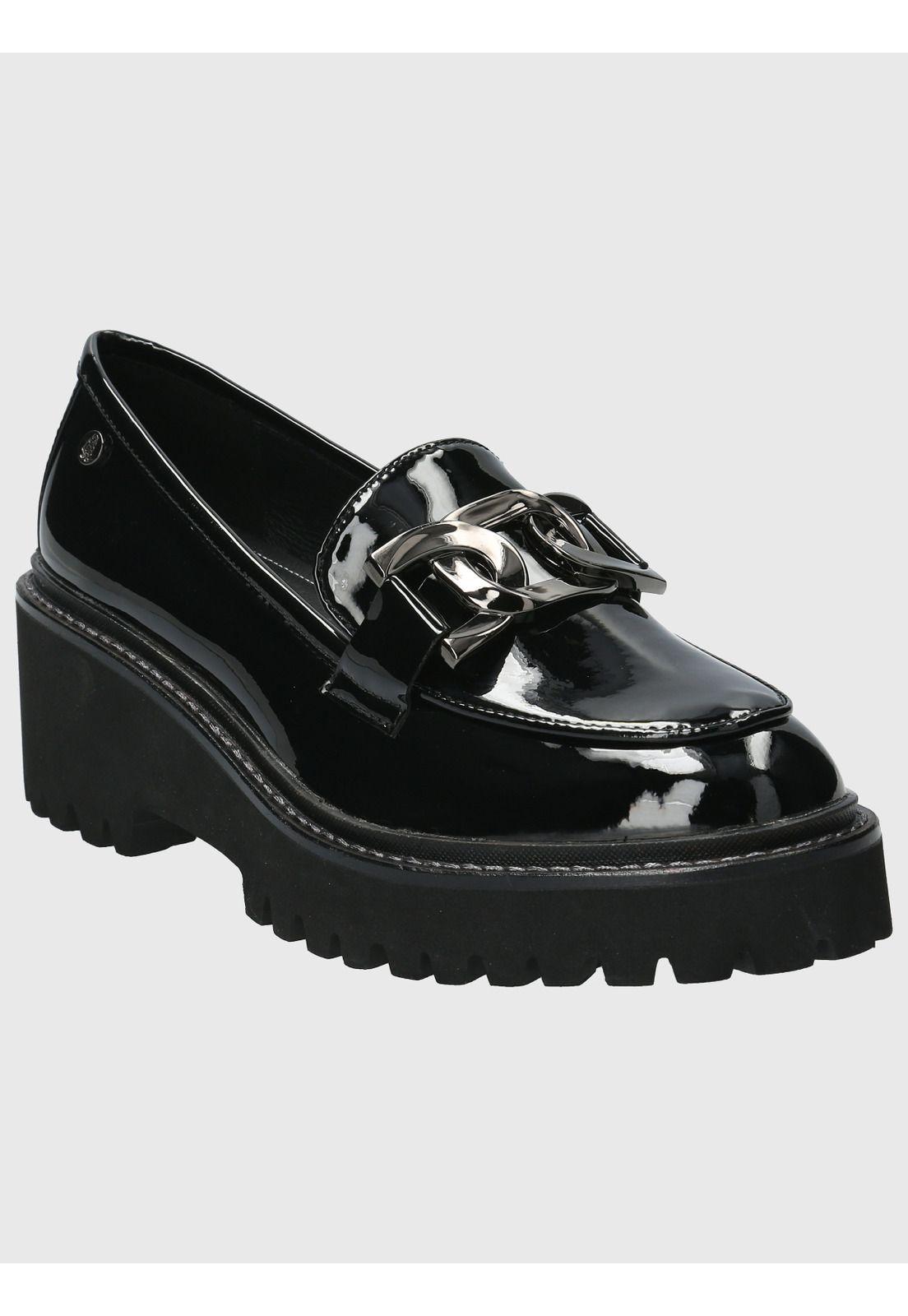 Mocasín Mujer Liza Negro-1