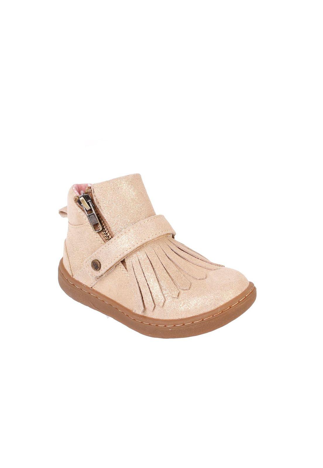 Botin Cuero Blair Dorado-0