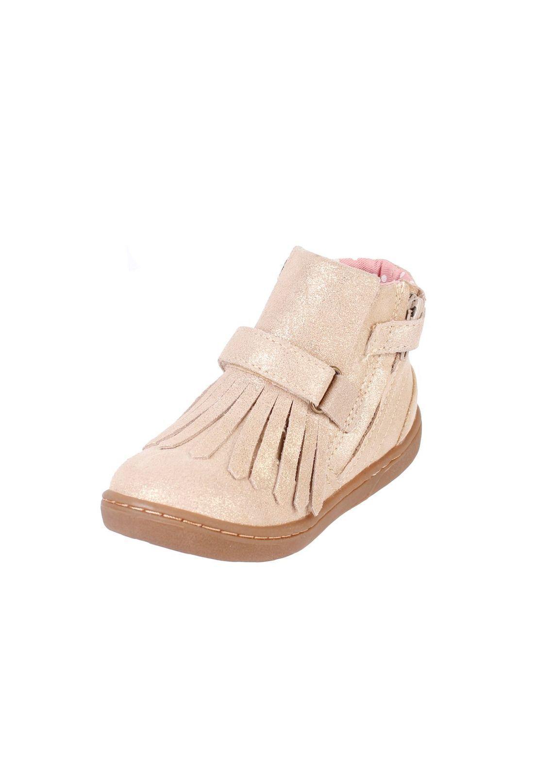 Botin Cuero Blair Dorado-1