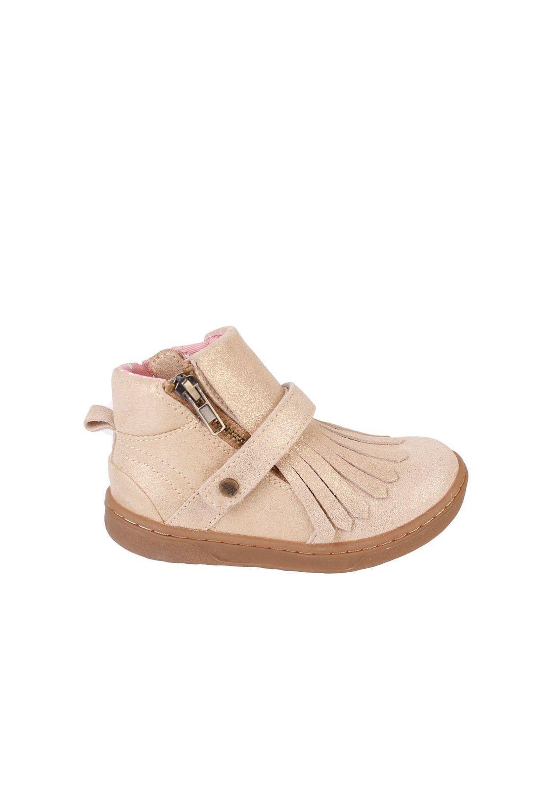 Botin Cuero Blair Dorado-2