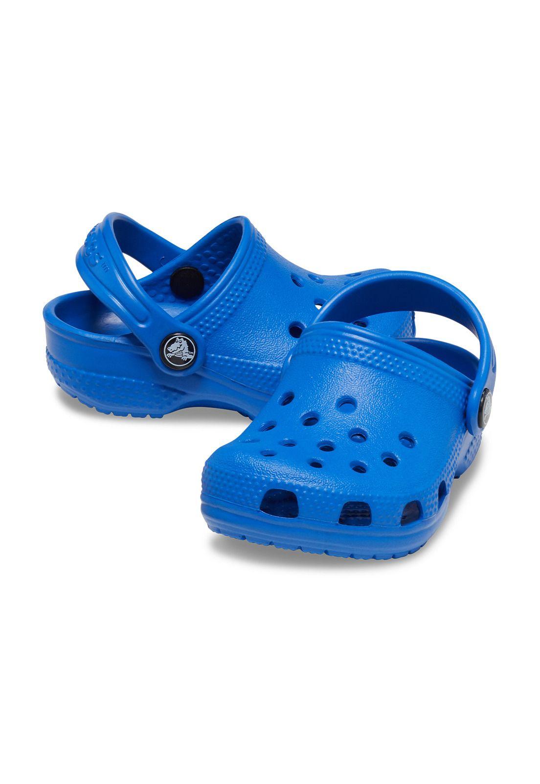 Zueco Crocs Niño Littles Azul-3